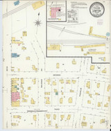 Lawton Michigan 1908 - Fire Insurance Index - Old Map Reprint