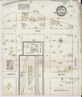 Mackinaw City Michigan 1884 - Fire Insurance Index - Old Map Reprint