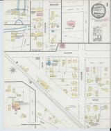 Manchester Michigan 1893 - Fire Insurance Index - Old Map Reprint