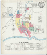 Manistique Michigan 1895 - Fire Insurance Index - Old Map Reprint