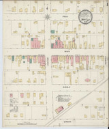 Marcellus Michigan 1893 - Fire Insurance Index - Old Map Reprint