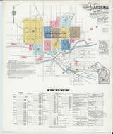 Marshall Michigan 1916 - Fire Insurance Index - Old Map Reprint