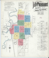 Mount Pleasant Michigan 1910 - Fire Insurance Index - Old Map Reprint