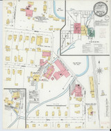 Northville Michigan 1899 - Fire Insurance Index - Old Map Reprint