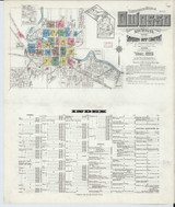 Owosso Michigan 1915 - Fire Insurance Index - Old Map Reprint