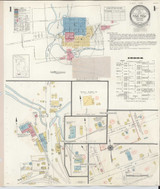 Paw Paw Michigan 1944 - Fire Insurance Index - Old Map Reprint