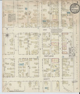 Red Jacket Michigan 1884 - Fire Insurance Index - Old Map Reprint