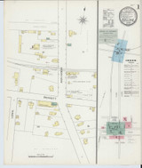Saline Michigan 1893 - Fire Insurance Index - Old Map Reprint