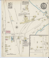 Sand Beach Michigan 1884 - Fire Insurance Index - Old Map Reprint