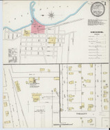 Sand Beach Michigan 1893 - Fire Insurance Index - Old Map Reprint