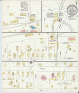 Saranac Michigan 1910 - Fire Insurance Index - Old Map Reprint