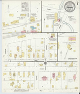 Saranac Michigan 1911 - Fire Insurance Index - Old Map Reprint
