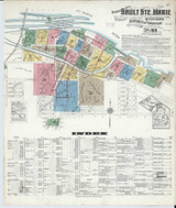 Sault Sainte Marie Michigan 1915 - Fire Insurance Index - Old Map Reprint