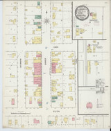 Schoolcraft Michigan 1892 - Fire Insurance Index - Old Map Reprint