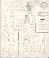 Schoolcraft Michigan 1937 - Fire Insurance Index - Old Map Reprint