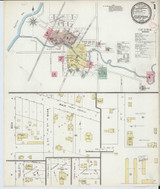Sebewaing Michigan 1895 - Fire Insurance Index - Old Map Reprint
