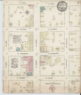 Stanton Michigan 1884 - Fire Insurance Index - Old Map Reprint