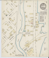 Tawas City Michigan 1884 - Fire Insurance Index - Old Map Reprint