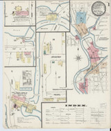 Three Rivers Michigan 1888 - Fire Insurance Index - Old Map Reprint