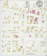 Wayne Michigan 1900 - Fire Insurance Index - Old Map Reprint