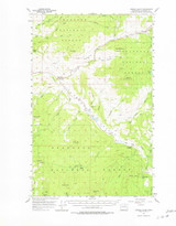Aeneas Valley, Washington 1957 (1978) USGS Old Topo Map Reprint 15x15 WA Quad 239748