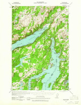 Allyn, Washington 1938 (1962) USGS Old Topo Map Reprint 15x15 WA Quad 239792