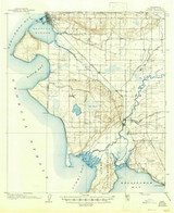 Blaine, Washington 1907 (1947) USGS Old Topo Map Reprint 15x15 WA Quad 240095