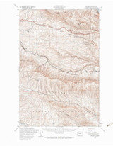 Boylston, Washington 1953 (1960) USGS Old Topo Map Reprint 15x15 WA Quad 240201