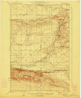 Corfu, Washington 1923 (1923) USGS Old Topo Map Reprint 15x15 WA Quad 240679