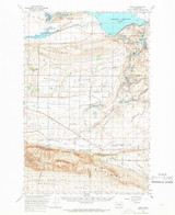 Corfu, Washington 1965 (1966) USGS Old Topo Map Reprint 15x15 WA Quad 240683