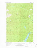 Cougar, Washington 1953 (1981) USGS Old Topo Map Reprint 15x15 WA Quad 240699