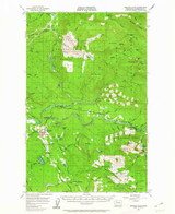 Granite Falls, Washington 1956 (1963) USGS Old Topo Map Reprint 15x15 WA Quad 241391