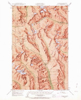 Holden, Washington 1944 (1963) USGS Old Topo Map Reprint 15x15 WA Quad 241539