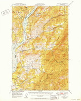 Hunters, Washington 1950 (1950) USGS Old Topo Map Reprint 15x15 WA Quad 241620