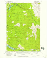 Kapowsin, Washington 1956 (1958) USGS Old Topo Map Reprint 15x15 WA Quad 241735