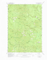 Lookout Mtn, Washington 1953 (1975) USGS Old Topo Map Reprint 15x15 WA Quad 242053