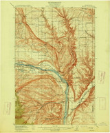Malaga, Washington 1914 (1914) USGS Old Topo Map Reprint 15x15 WA Quad 242137