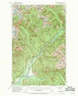 Marblemount, Washington 1953 (1970) USGS Old Topo Map Reprint 15x15 WA Quad 242180