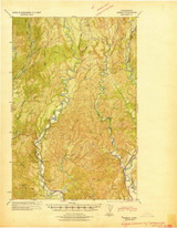 Mobray, Washington 1941 (1941) USGS Old Topo Map Reprint 15x15 WA Quad 242350