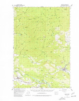 Morton, Washington 1957 (1977) USGS Old Topo Map Reprint 15x15 WA Quad 242405
