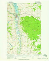 Oroville, Washington 1957 (1959) USGS Old Topo Map Reprint 15x15 WA Quad 242999