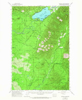 Quinault Lake, Washington 1955 (1966) USGS Old Topo Map Reprint 15x15 WA Quad 243356