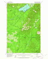 Quinault Lake, Washington 1955 (1963) USGS Old Topo Map Reprint 15x15 WA Quad 243358