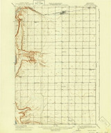 Quincy, Washington 1910 (1940) USGS Old Topo Map Reprint 15x15 WA Quad 243363