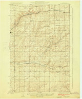 Schrag, Washington 1925 (1925) USGS Old Topo Map Reprint 15x15 WA Quad 243600