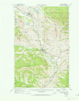 Twisp, Washington 1969 (1973) USGS Old Topo Map Reprint 15x15 WA Quad 244393