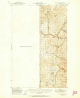 Wauconda, Washington 1951 (1951) USGS Old Topo Map Reprint 15x15 WA Quad 244559