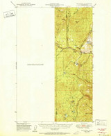 Wauconda, Washington 1951 (1951) USGS Old Topo Map Reprint 15x15 WA Quad 244560