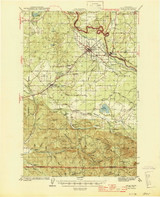 Yelm, Washington 1944 (1944) USGS Old Topo Map Reprint 15x15 WA Quad 244833
