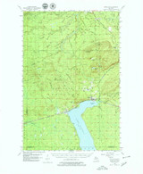 Bergland, Michigan 1956 (1979) USGS Old Topo Map Reprint 15x15 MI Quad 278001